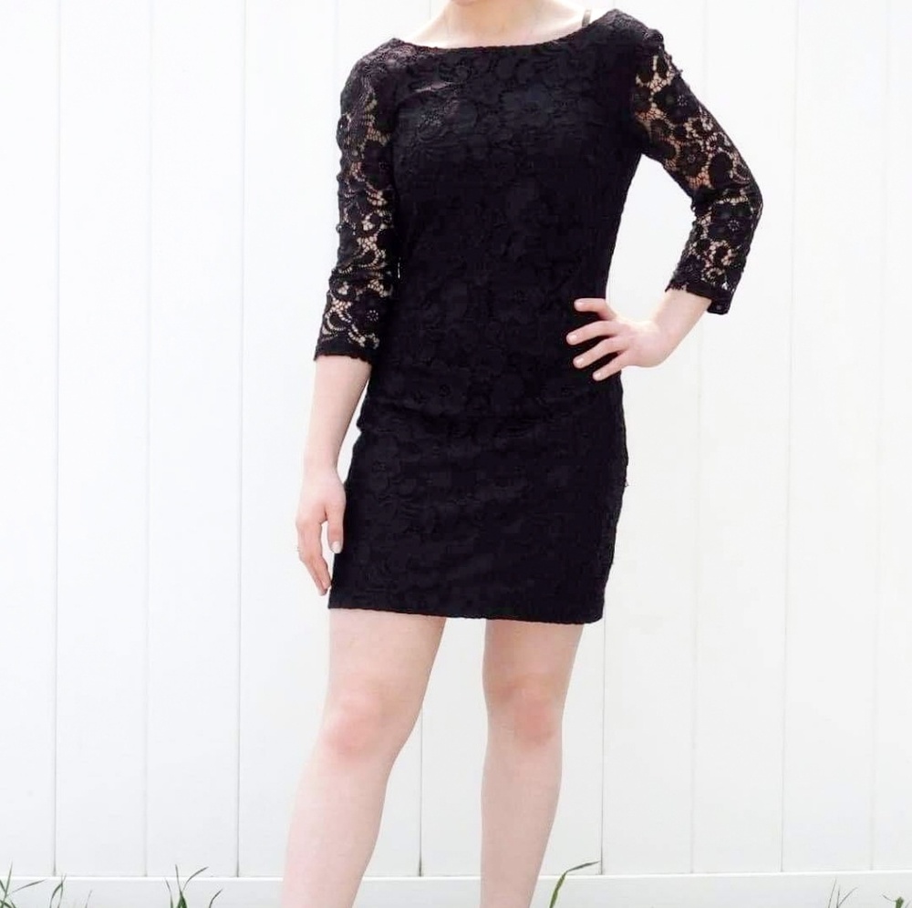 Black Le Chateau Cocktail Dress